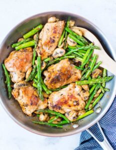 Chicken, Asparagus, and Mushroom Skillet - Allrecipes