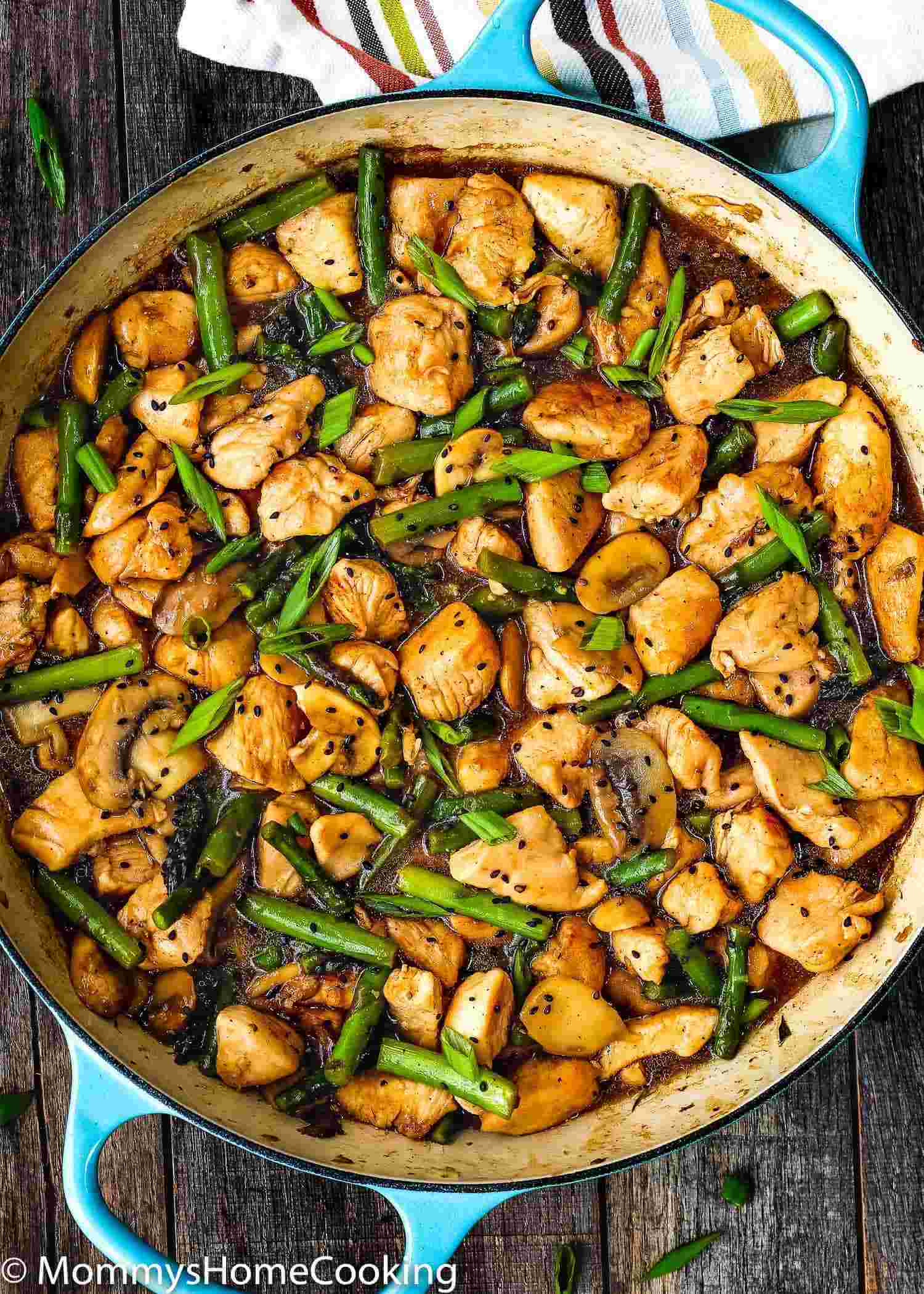 Chicken, Asparagus, and Mushroom Skillet Recipe