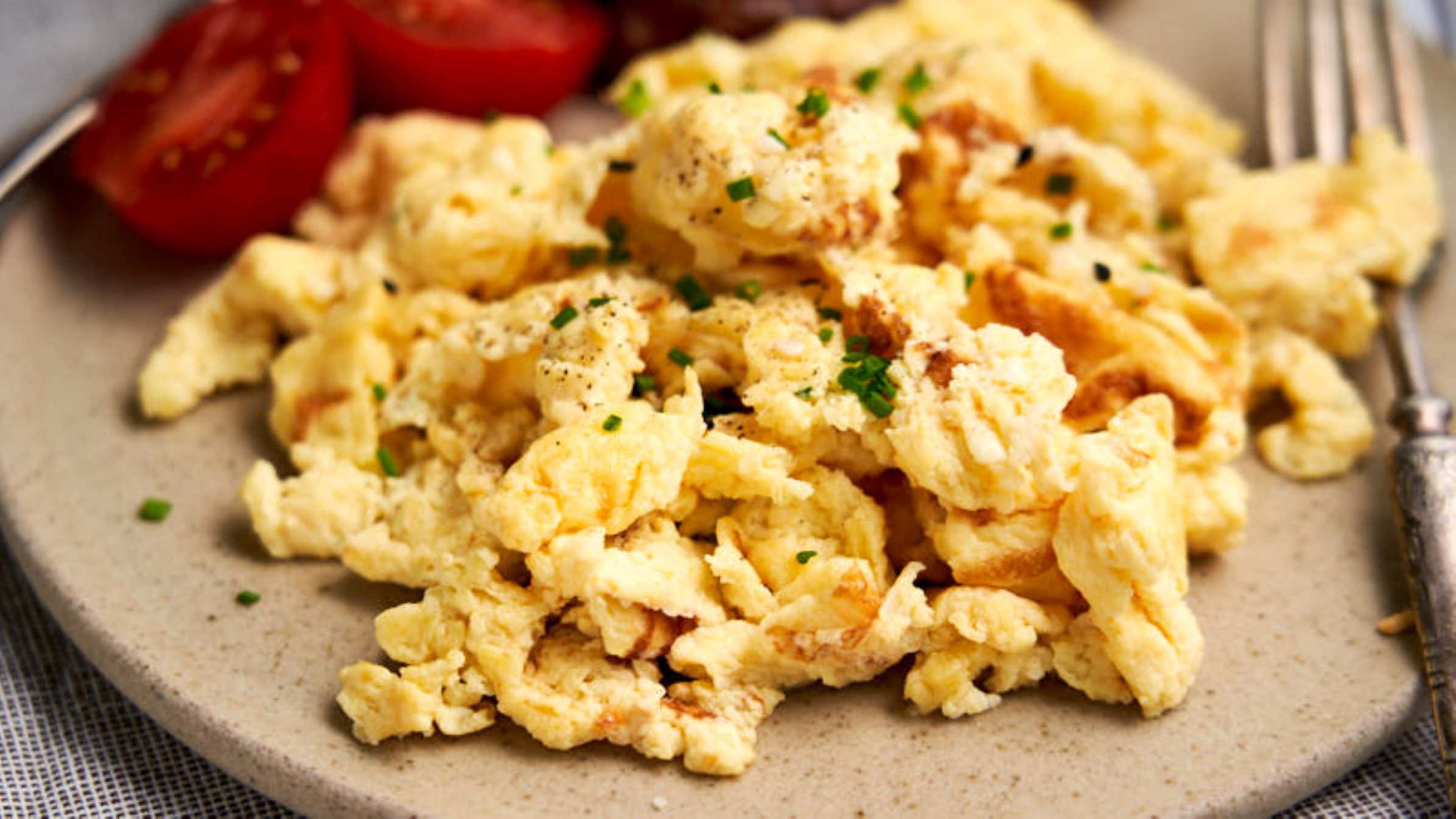 Creamy Cottage Cheese Scrambled Eggs Recipe