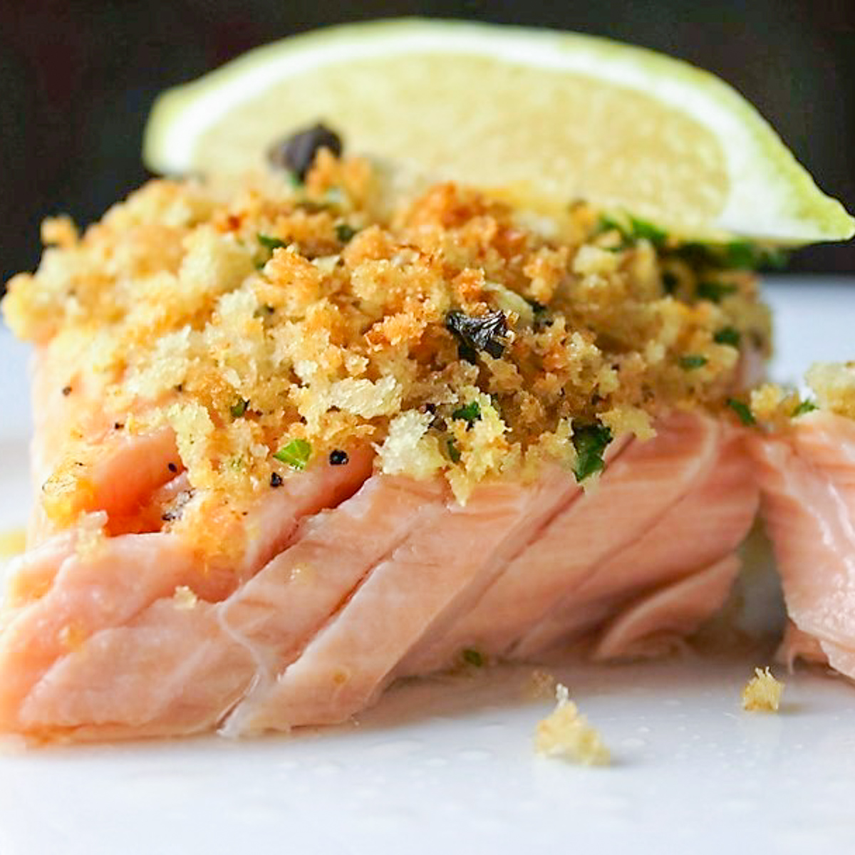 Lemon Panko-Crusted Salmon Recipe