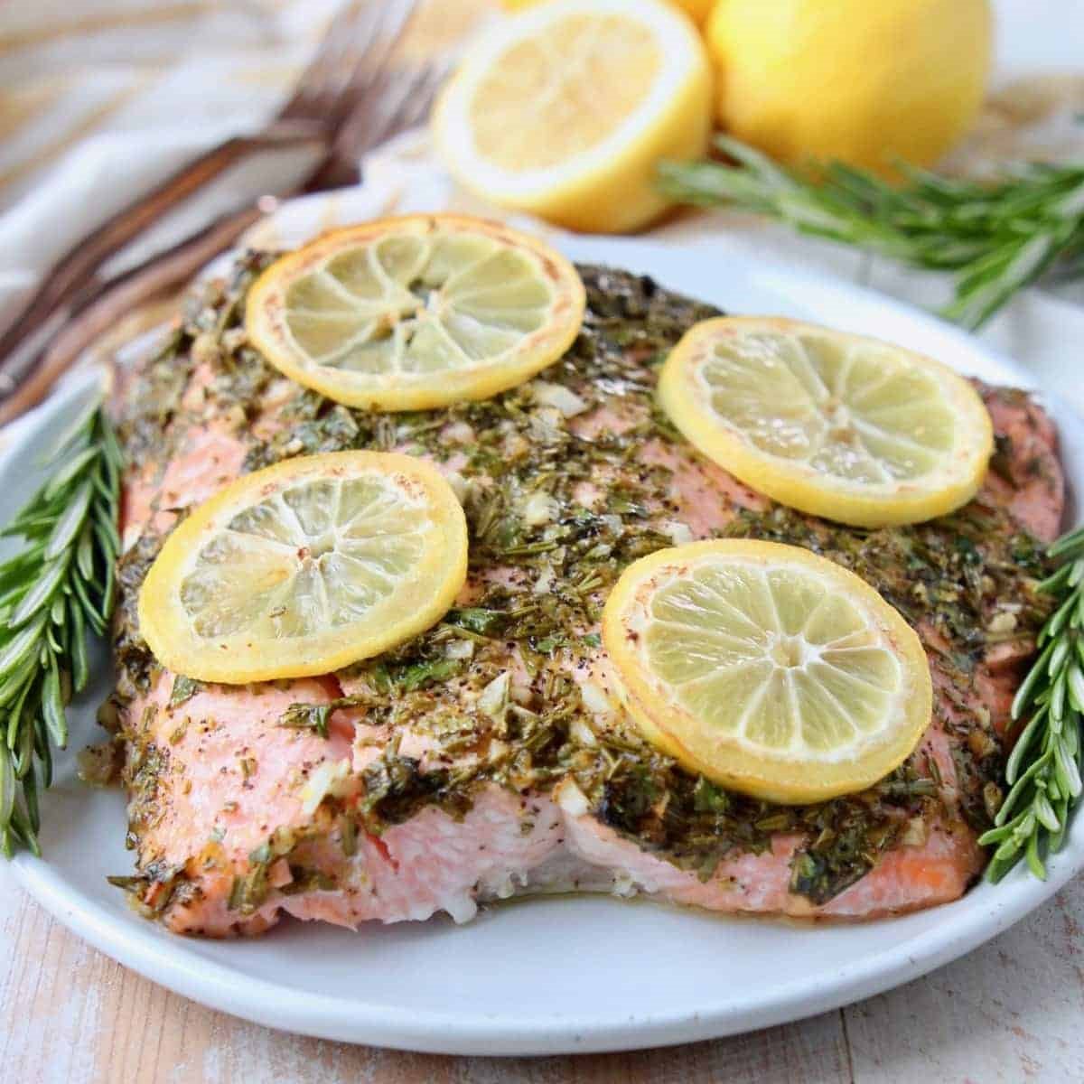 Lemon Rosemary Salmon Recipe