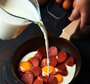 Scrambled Eggs with Chorizo -Allrecipes