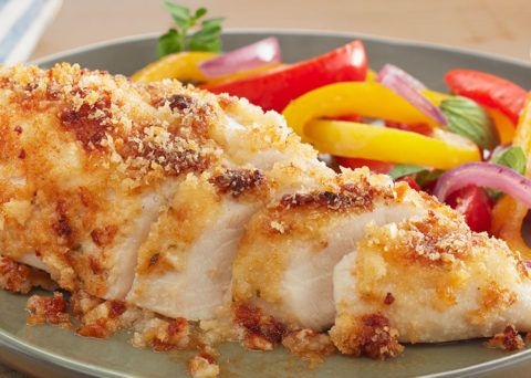 Simple Chicken Mayo with Parmesan and Bread Crumbs Recipe